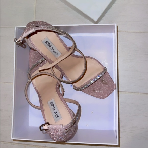 STEVE MADDEN X DB Crystal Strap Stiletto Sandals - Picture 2 of 2